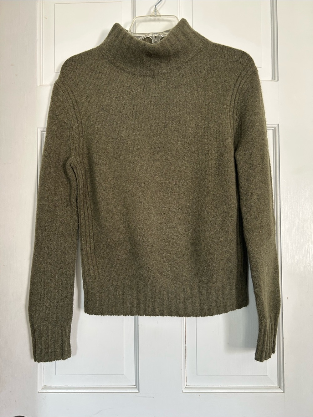 J. Crew Olive Green Turtleneck Sweater